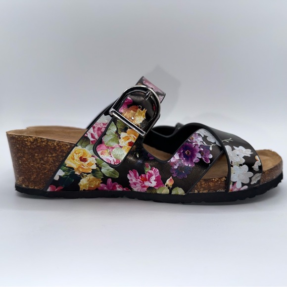 Natural Reflections Floral Women's Sandals Size 7 Like New - Picture 5 of 14